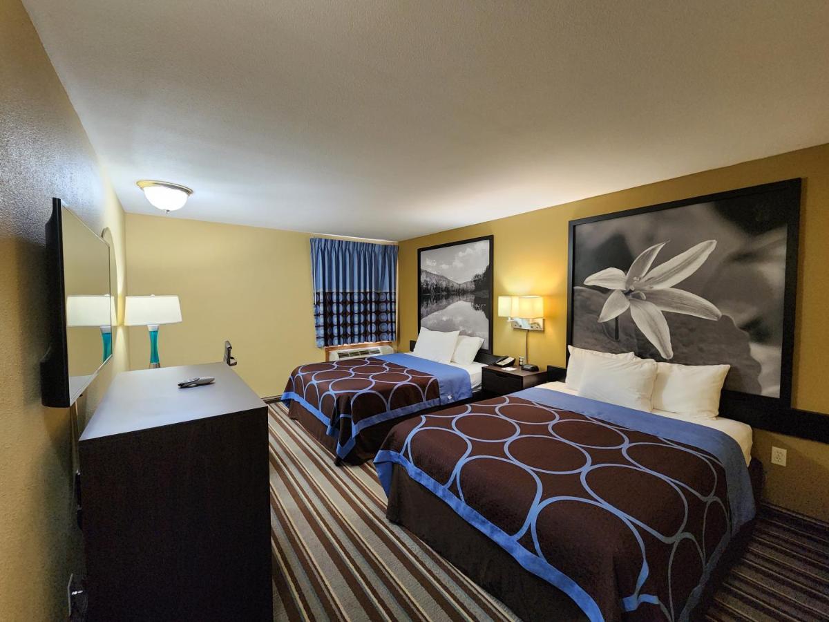Queen Room with Two Queen Beds - Non-Smoking at Super 8 by Wyndham Pine Bluff
