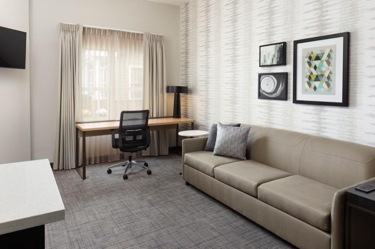 One-Bedroom King Suite with Sofa Bed and Fireplace at Residence Inn Providence Coventry
