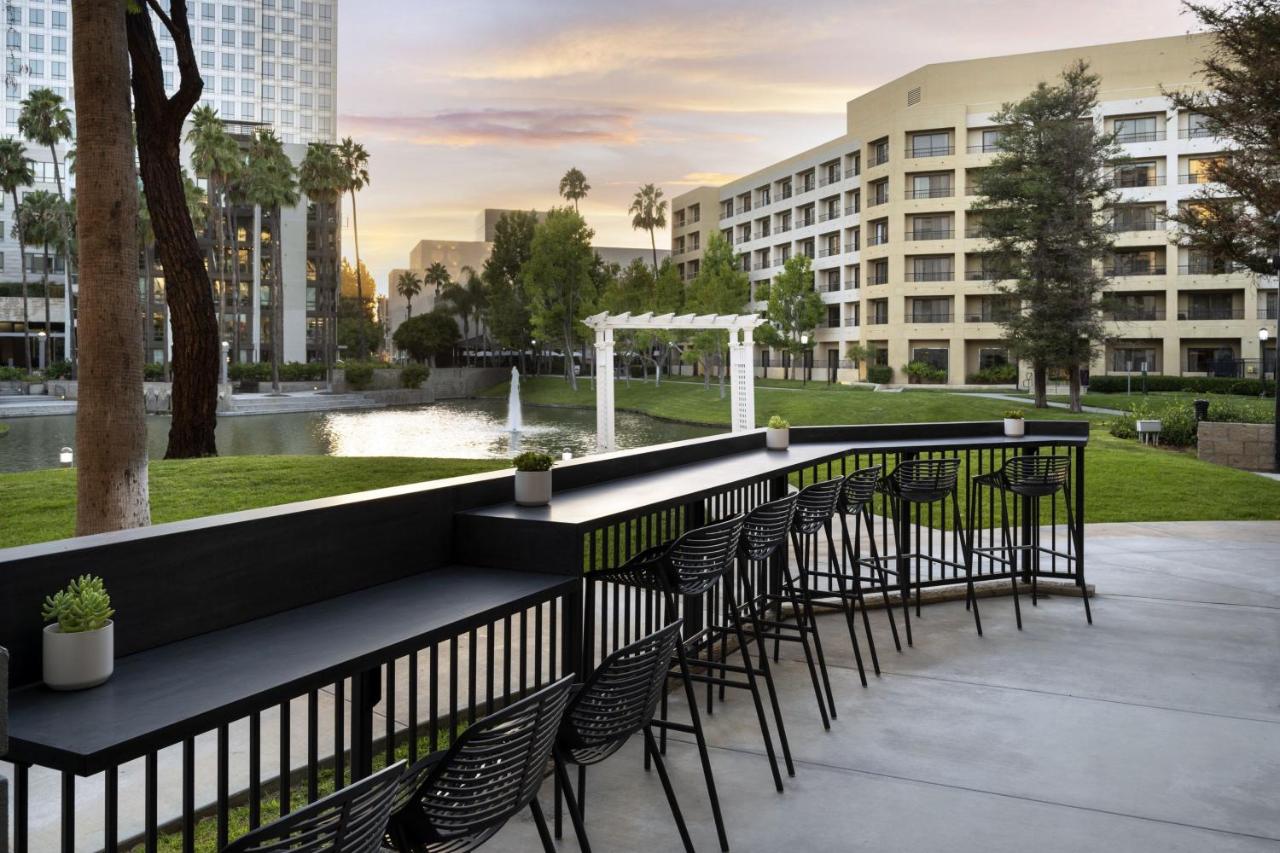 One Bedroom King Suite with Sofa, City View and Balcony at Costa Mesa Marriott