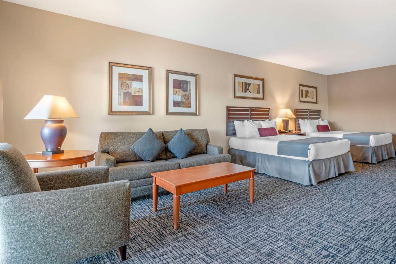 Large Queen Room with Two Queen Beds with Balcony - Water View at Best Western Plus Bayside Hotel