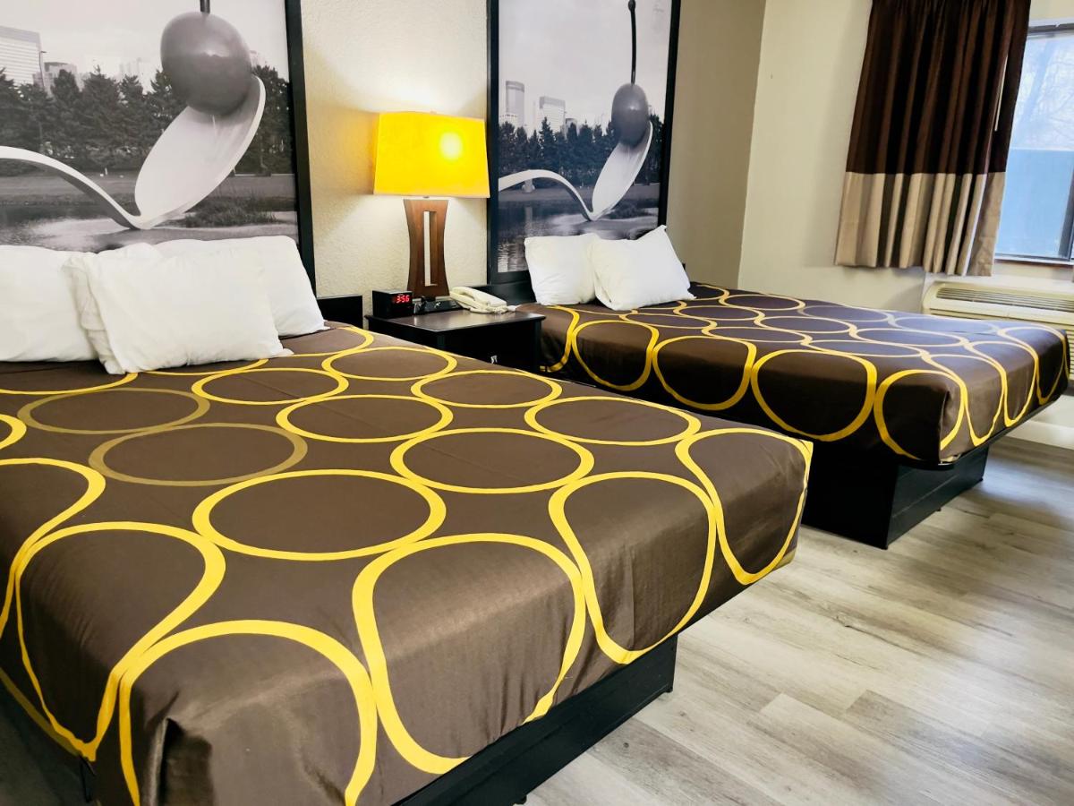 Queen Room with Two Queen Beds - Non-Smoking at Super 8 by Wyndham Shakopee