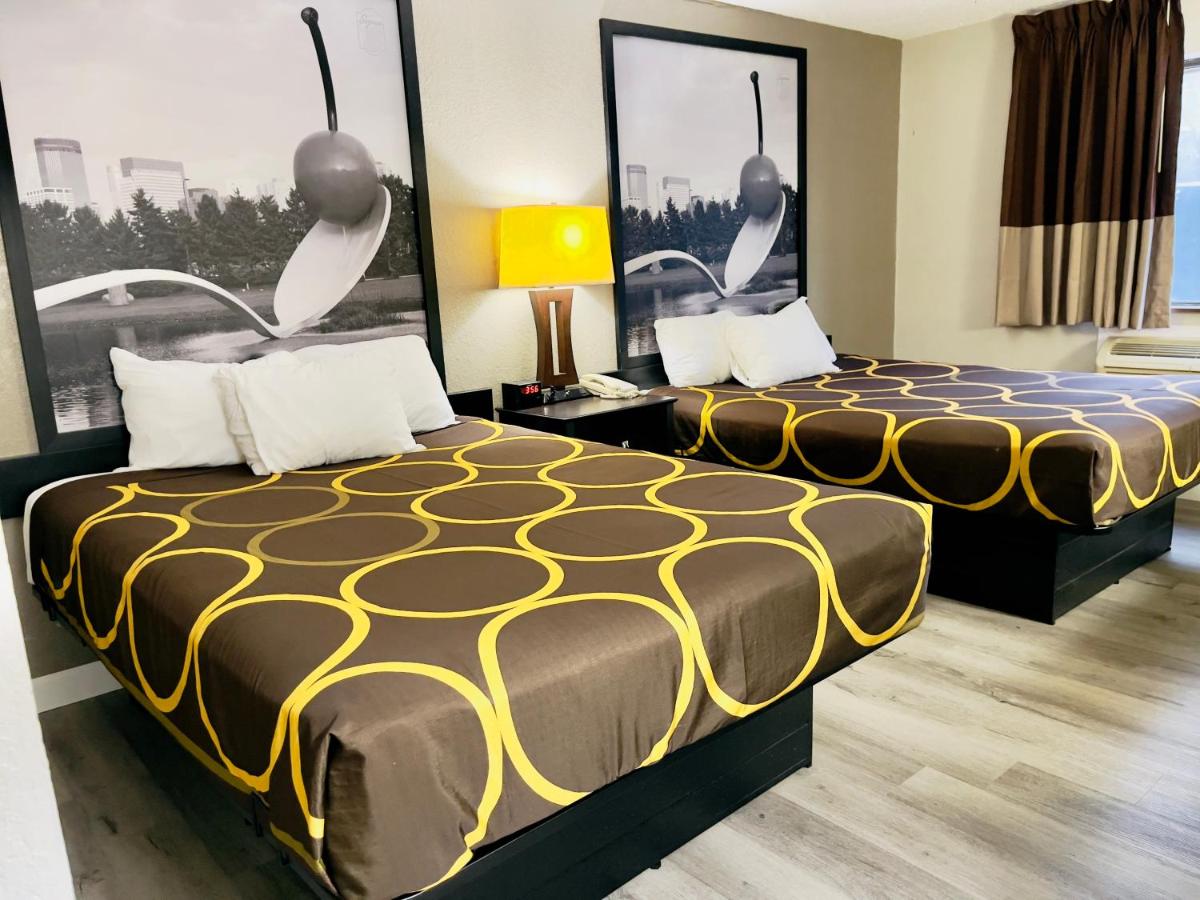 Queen Room with Two Queen Beds - Non-Smoking at Super 8 by Wyndham Shakopee
