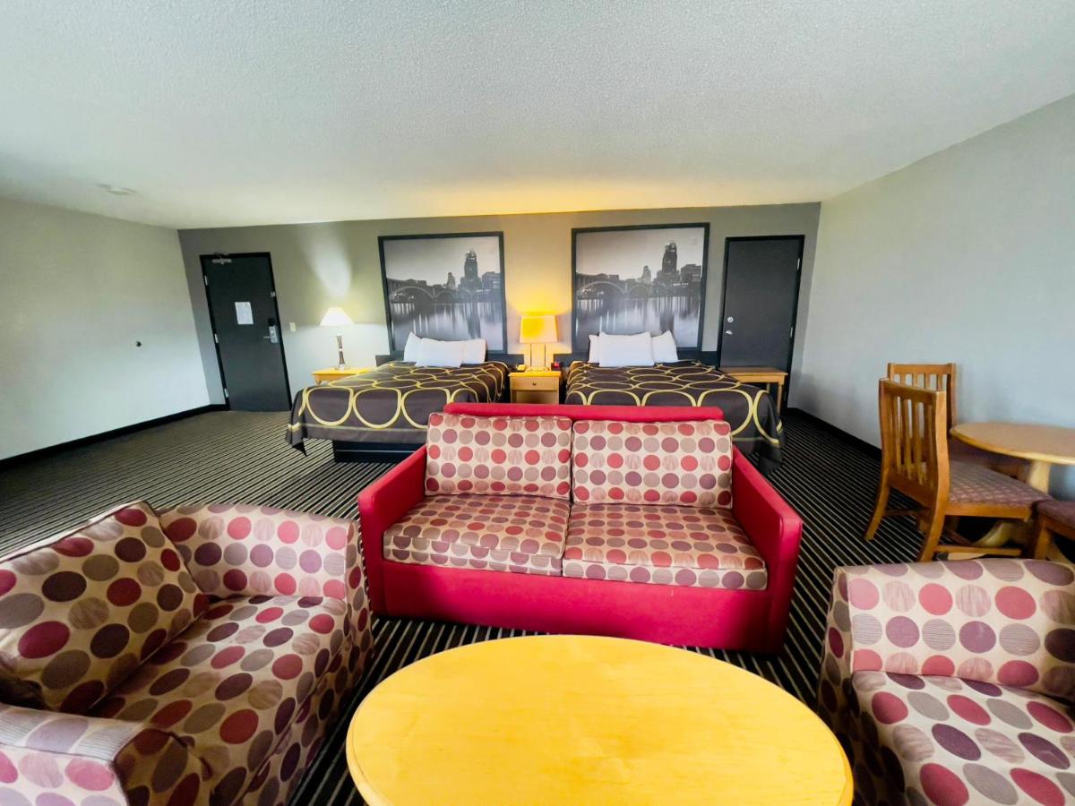 Queen Studio Suite with Two Queen Beds - Non-Smoking at Super 8 by Wyndham Shakopee