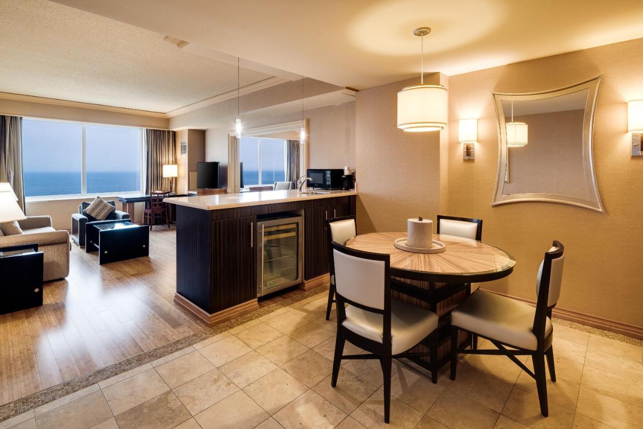 Ocean View One Bedroom King Suite, Roll-in Shower at Showboat Hotel Atlantic City
