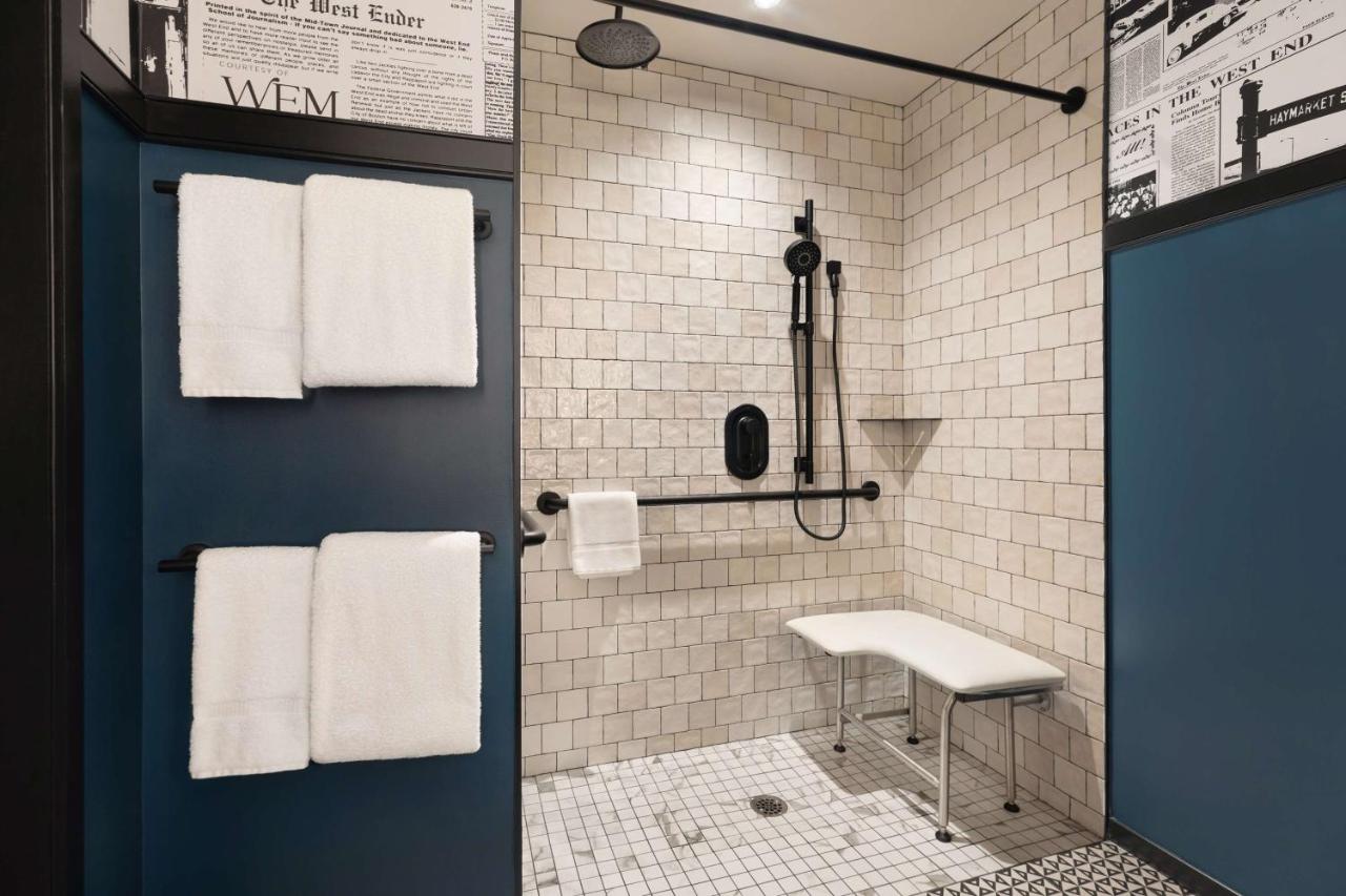 Deluxe Double Room with Two Double Beds and Roll-in Shower - Mobility/Hearing Accessible at Pennyweight Hotel Boston, Curio Collection by Hilton