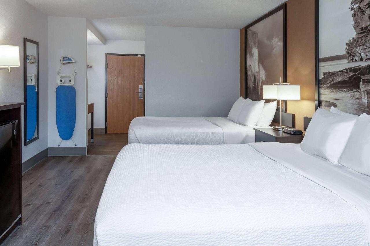 Queen Room with Two Queen Beds - Non-Smoking at Super 8 by Wyndham Wausau