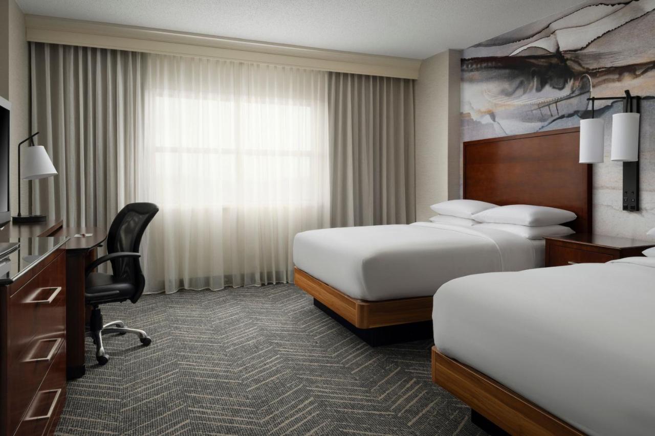 Double Room with 2 Double Beds and Sofa Bed at Minneapolis Marriott Northwest Hotel & Conference Center