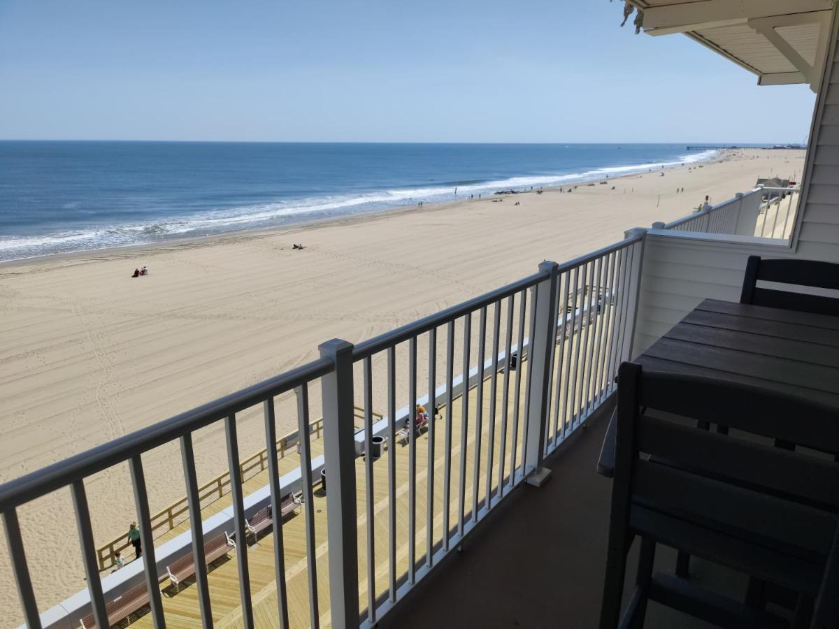 Ocean Front Room with Balcony, 2 Double Beds and Kitchenette at Monte Carlo Boardwalk Oceanfront Ocean City