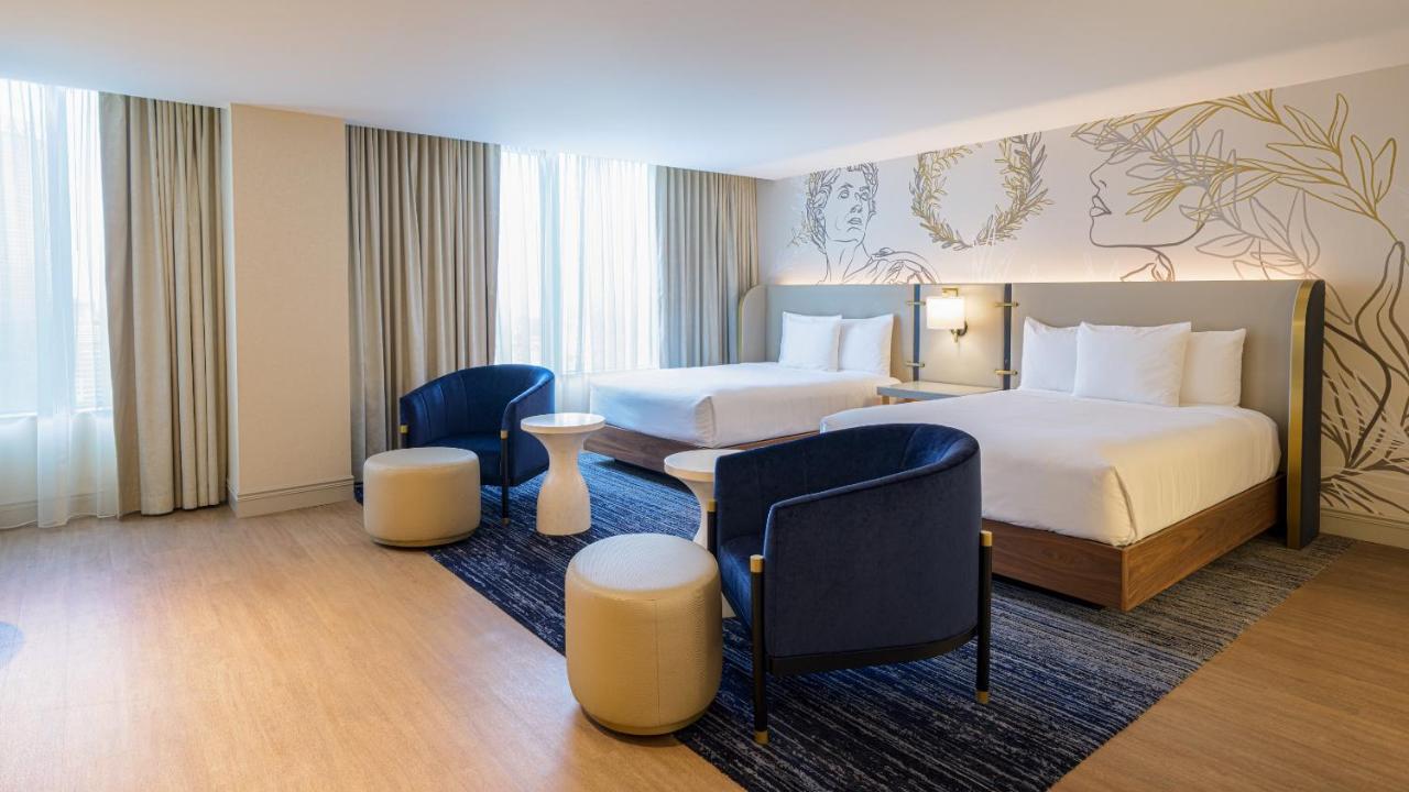 Ocean Tower Tribune Suite 2 Doubles Non-Smoking, Connector at Caesars Atlantic City Resort & Casino