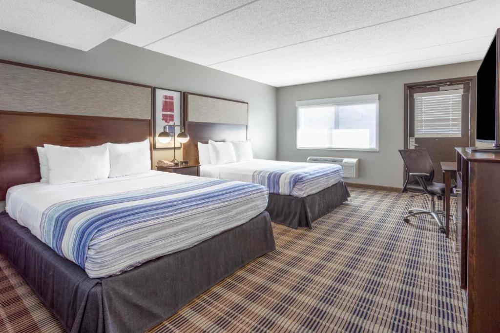 Queen Room with Two Queen Beds - Non-Smoking at AmericInn by Wyndham Madison South