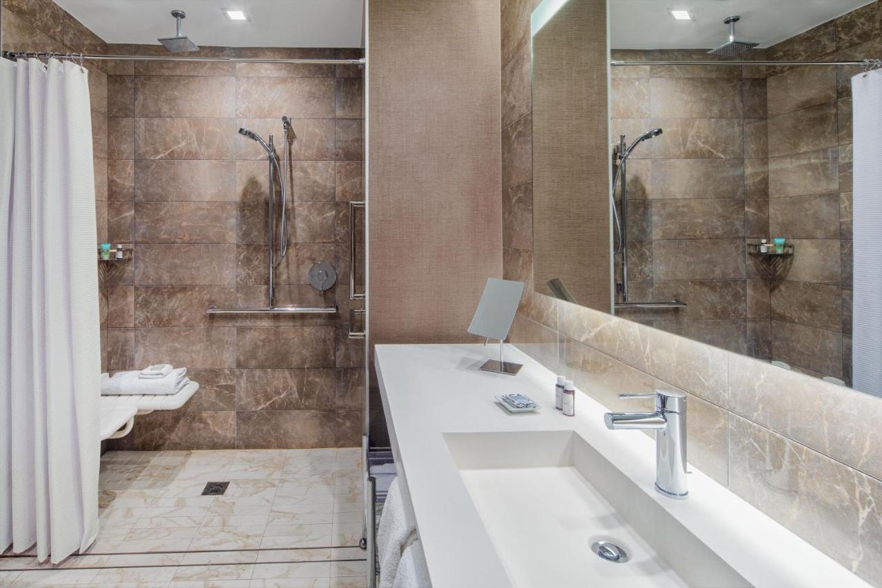 King Room with Sofa Bed and Adapted Tub - Mobility Accessible at AC Hotel by Marriott Fort Lauderdale Airport