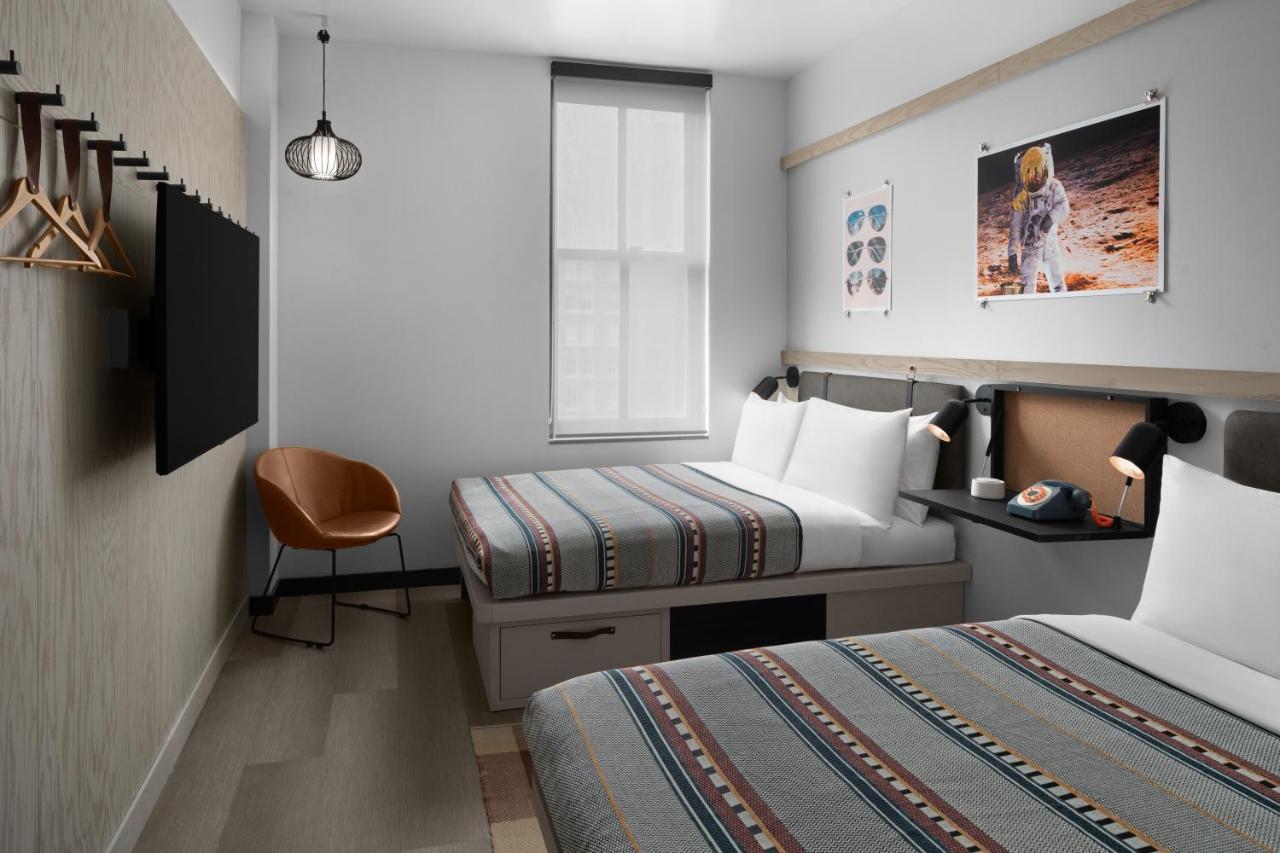 Standard Queen Room with Two Queen Beds at Moxy Houston Downtown