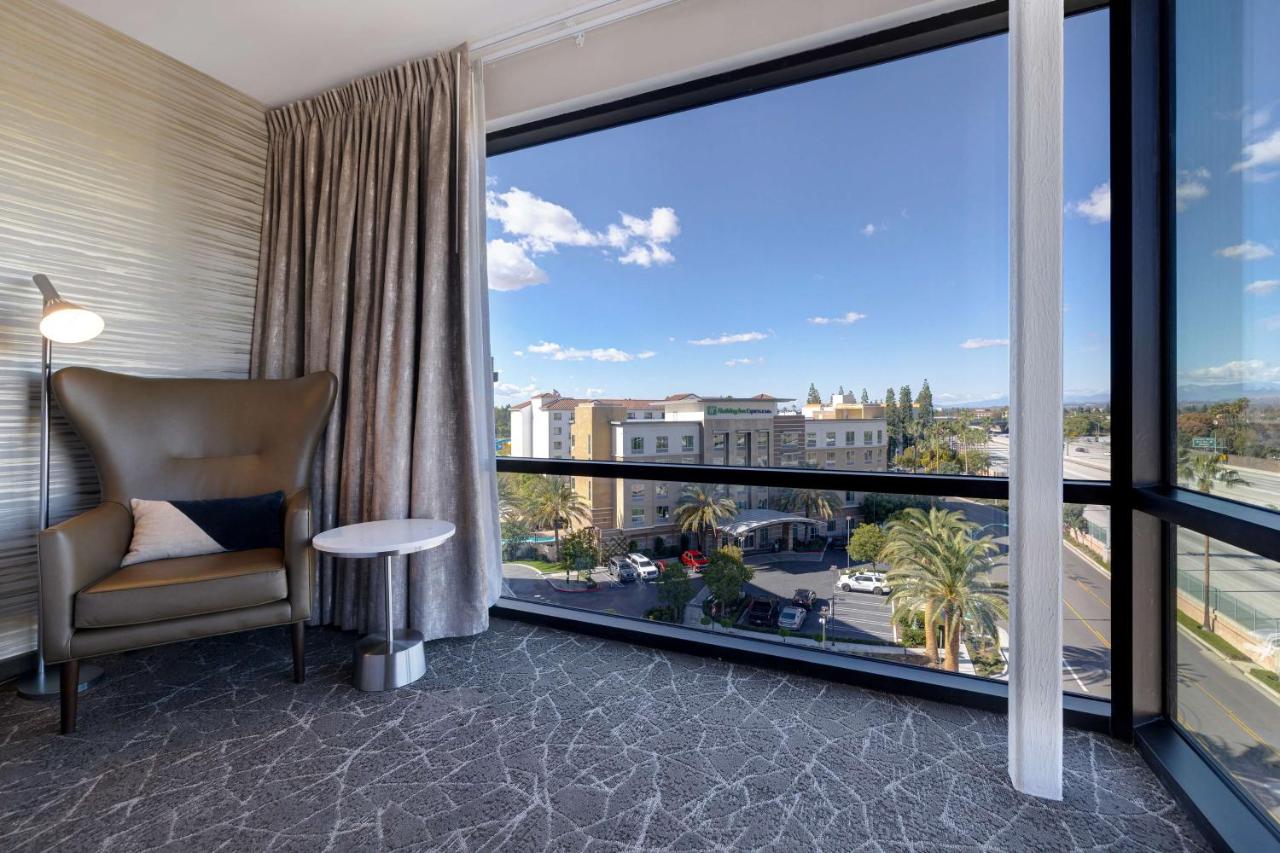 Queen Corner Room with Two Queen Beds and View at Hilton Garden Inn Anaheim Resort