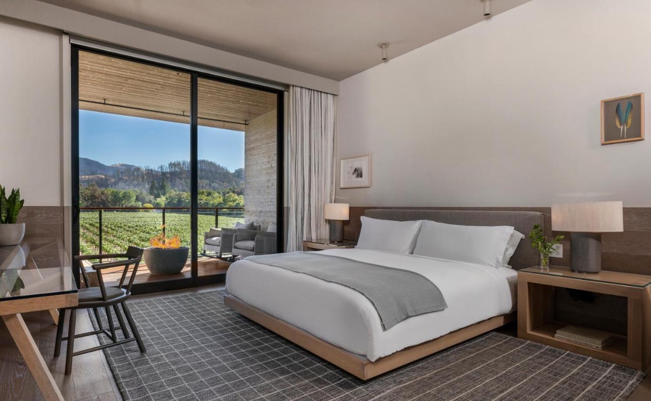 King Room With Roll-In-Shower - View And Balcony - Disability Access at Alila Napa Valley, a Hyatt Luxury Resort