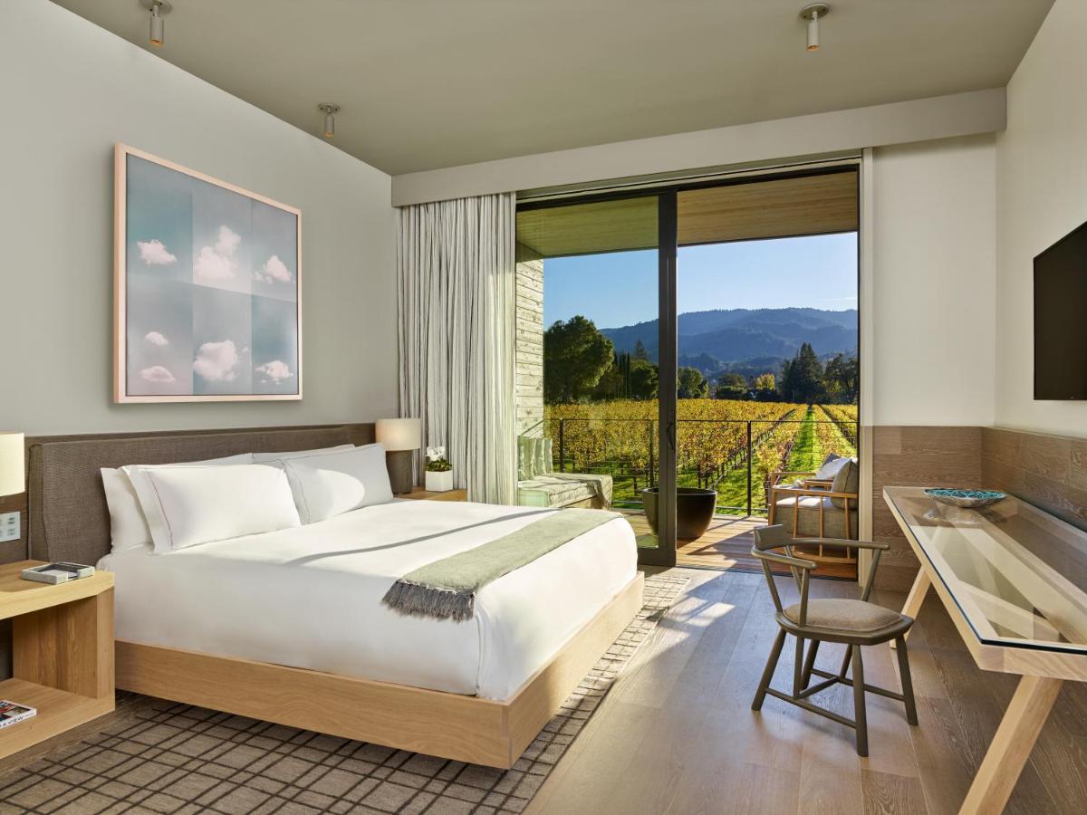 King Room With Roll-In-Shower - View And Balcony - Disability Access at Alila Napa Valley, a Hyatt Luxury Resort