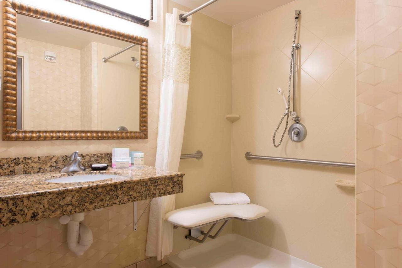Queen Room with Two Queen Beds and Roll-In Shower - Disability Access at Hampton Inn and Suites Indianapolis - Fishers