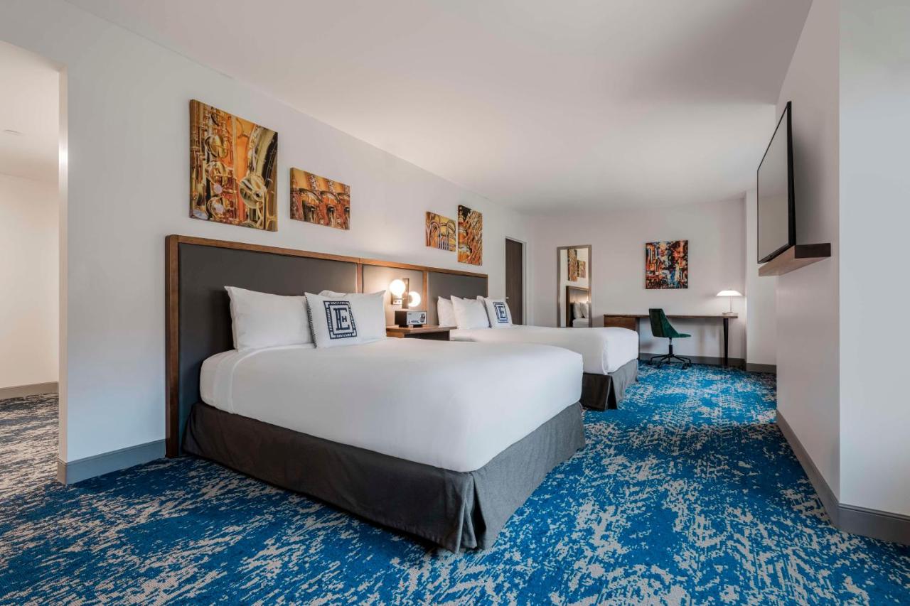 Queen Room with Two Queen Beds - Hearing Accessible at Hotel Elkhart, Tapestry Collection by Hilton