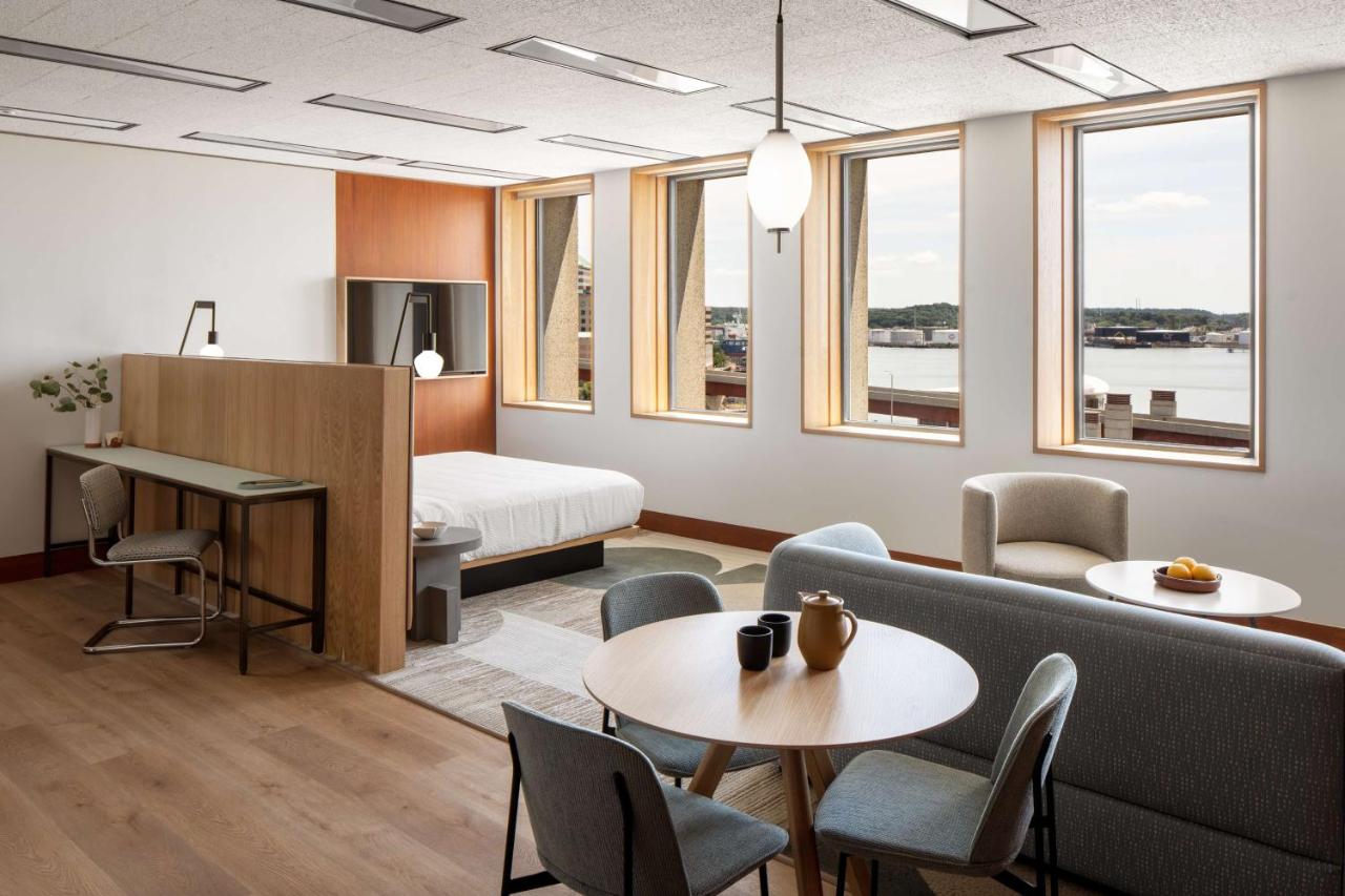 King Suite with Sofa Bed and Water View at Hotel Marcel New Haven, Tapestry Collection By Hilton