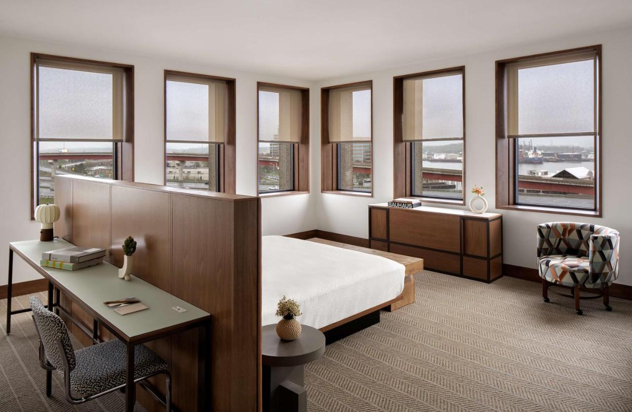 King Corner Room with Water View at Hotel Marcel New Haven, Tapestry Collection By Hilton