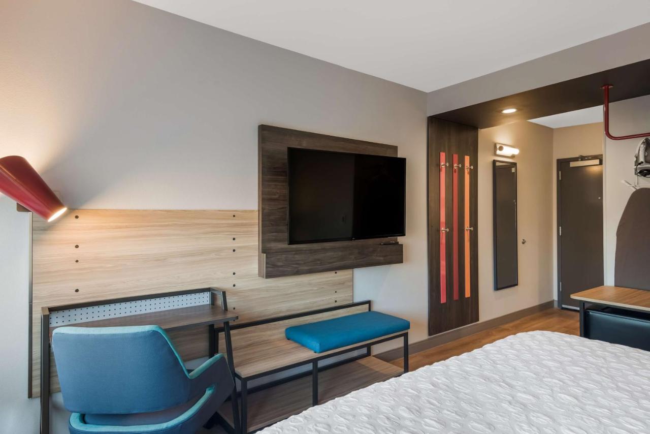 Queen Room with Two Queen Beds and Walk In Shower at Tru by Hilton Greensboro, NC