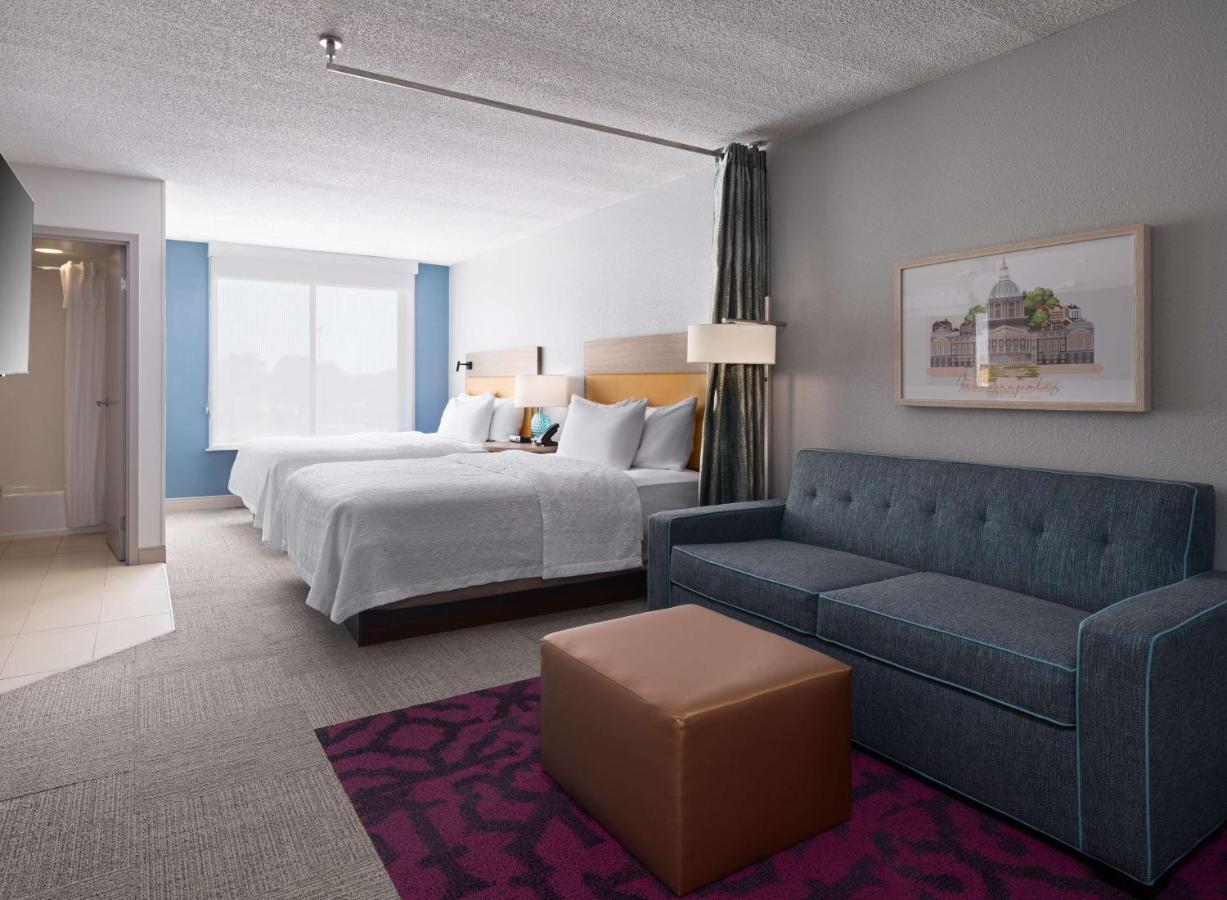 Queen Suite with Two Queen Beds - Hearing Accessible at Home2 Suites by Hilton Indianapolis Keystone Crossing