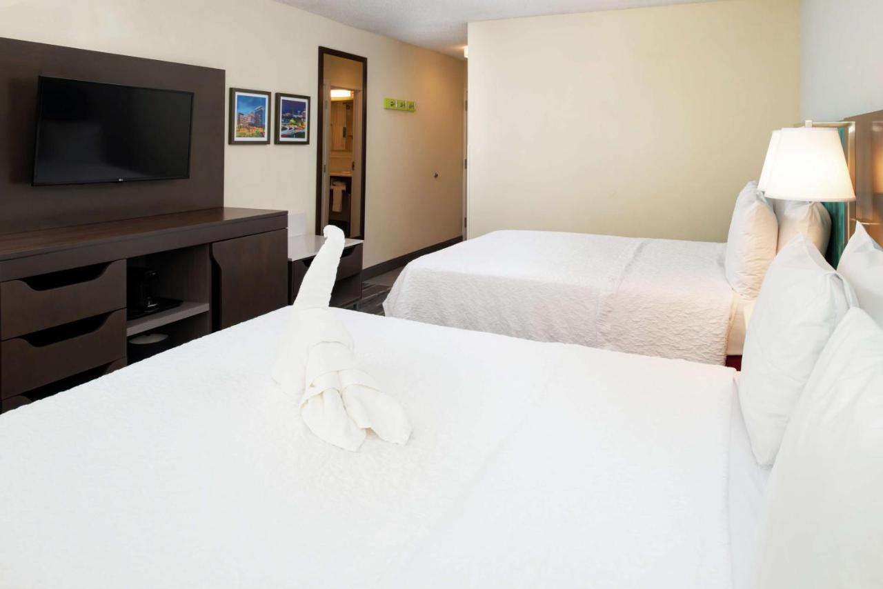 Queen Room with Two Queen Beds - Non-Smoking at Hampton Inn Greensboro-Airport