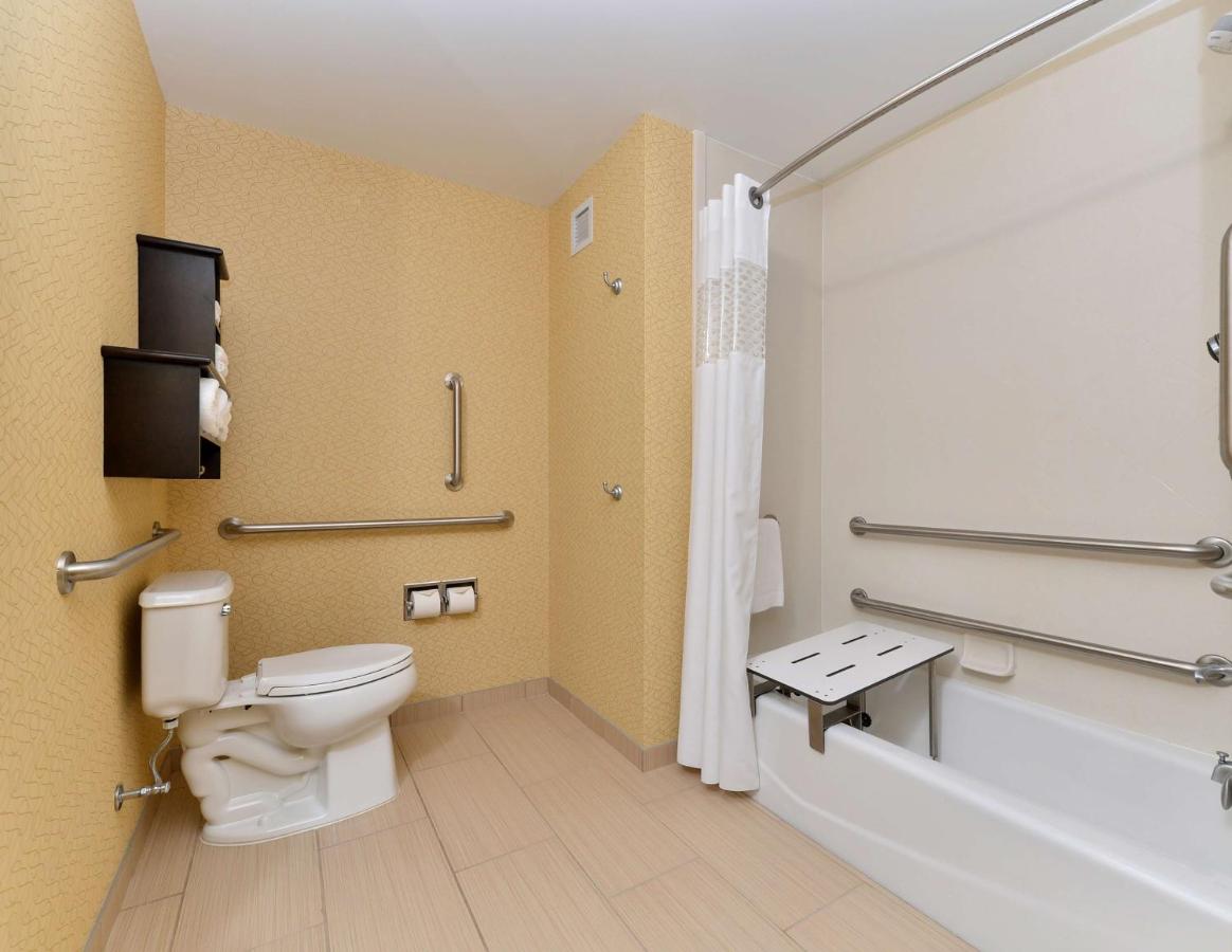 Double Room with Two Double Beds - Disability Access with Bathtub at Hampton Inn Iowa City/University Area