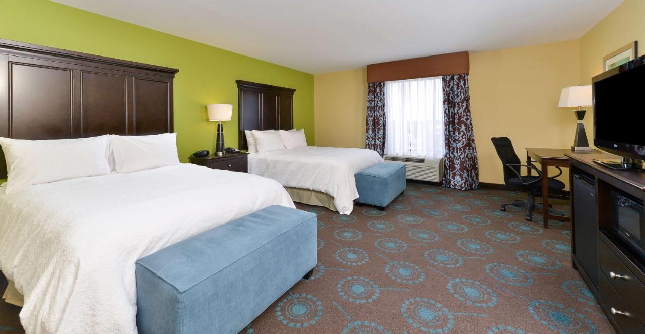 Double Room with Two Double Beds - Disability Access with Bathtub at Hampton Inn Iowa City/University Area