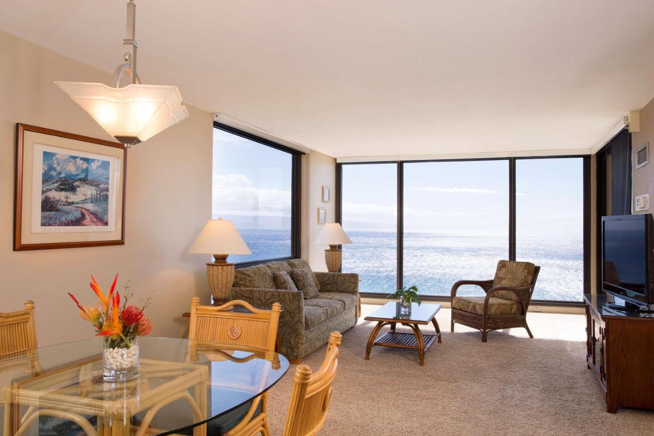 Two-Bedroom Suite with Ocean Front View at Aston Mahana at Kaanapali