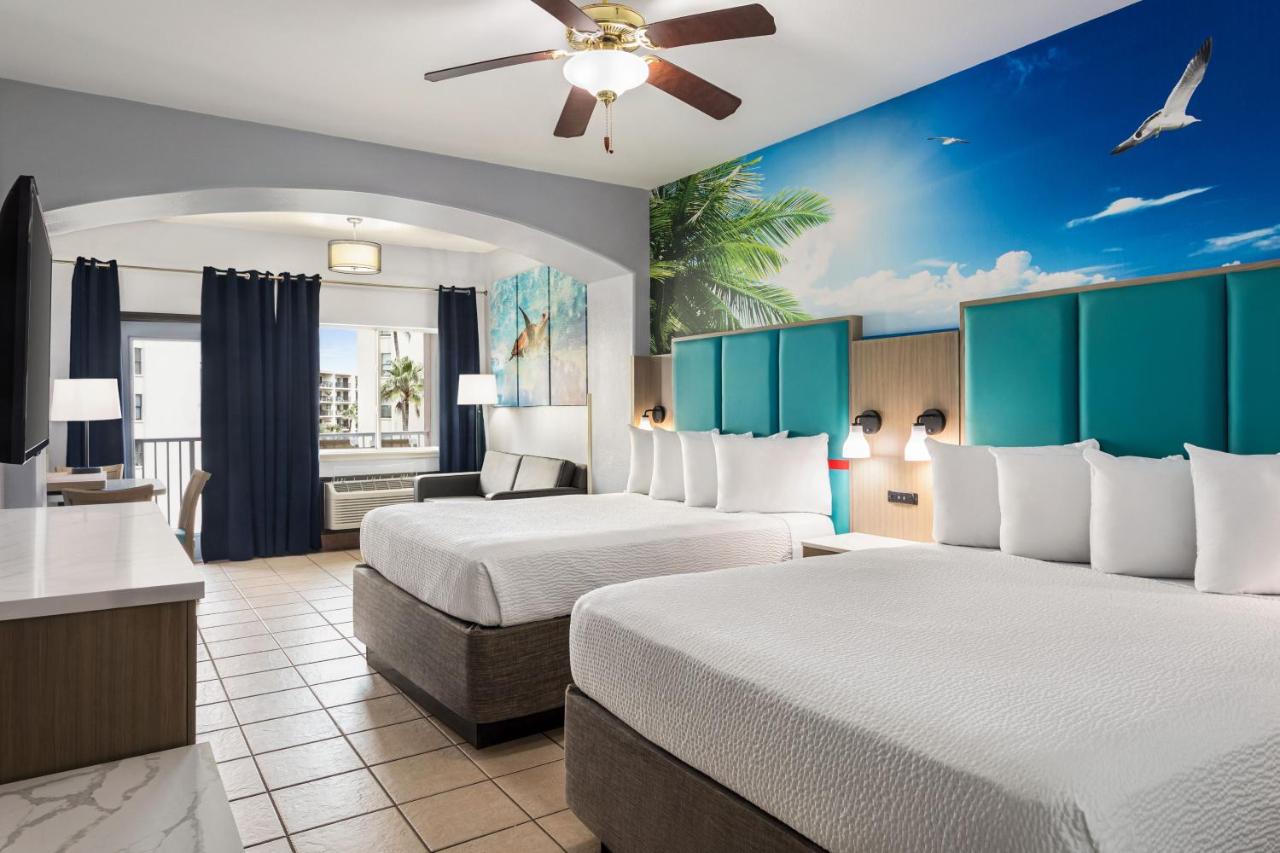 Queen Room with Two Queen Beds at La Copa Inn Beach Hotel
