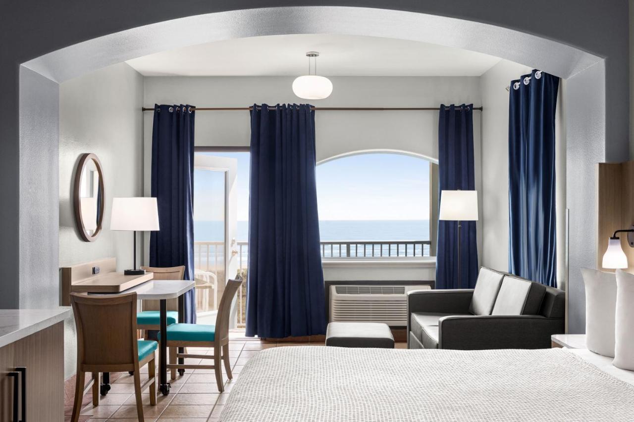 Queen Room with Two Queen Beds and Balcony - Ocean View at La Copa Inn Beach Hotel