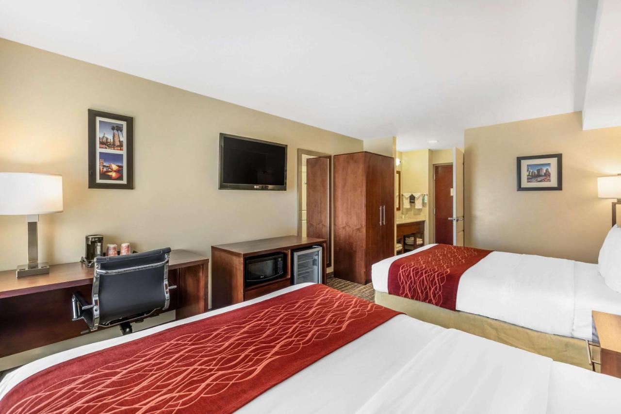 Queen Room with Two Queen Beds - Non-Smoking at Comfort Inn Monterey Park - Los Angeles