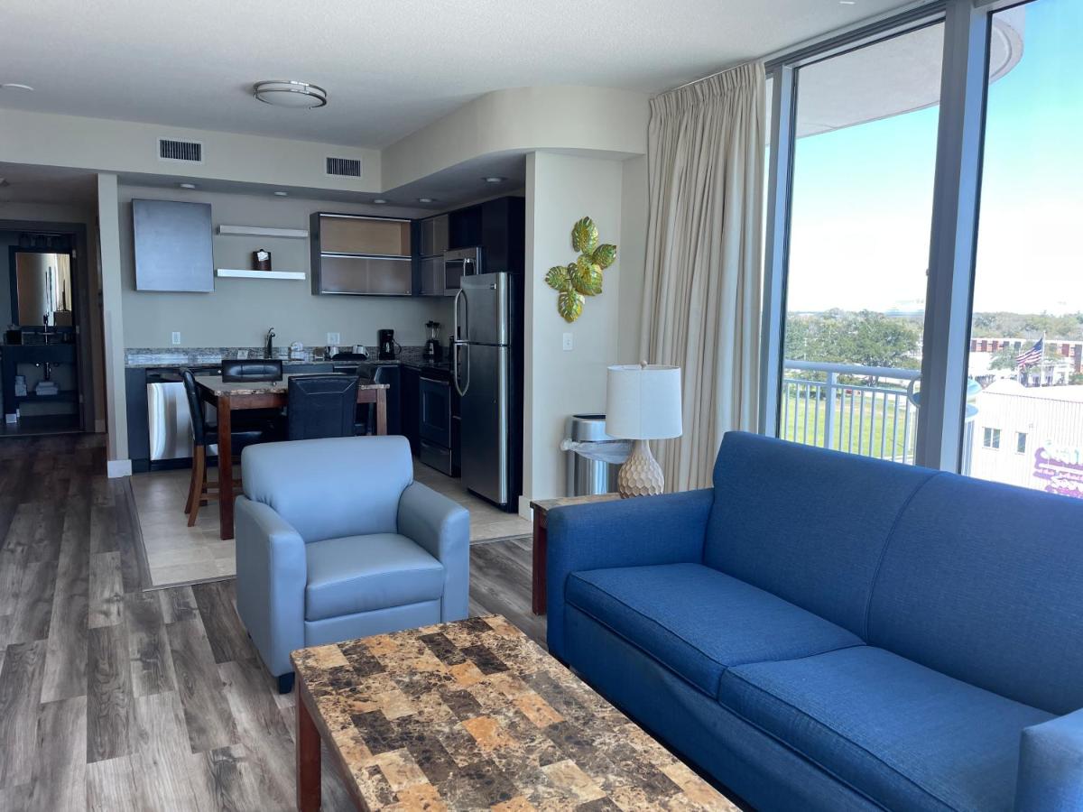 Two Bedroom Two Bathroom Suite, Partial Ocean View at Days Inn by Wyndham Biloxi Beach