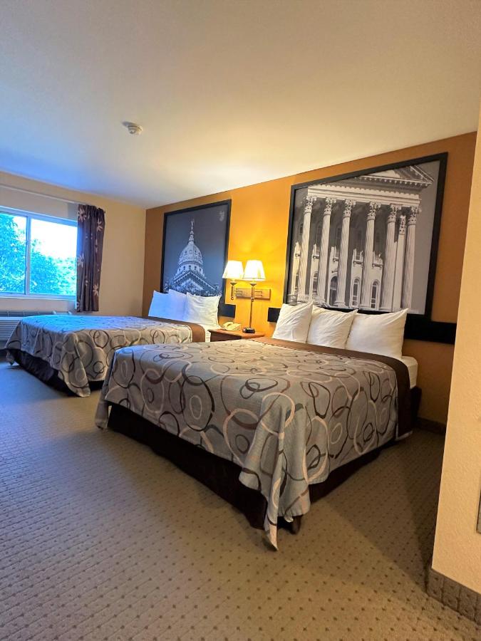 Queen Room with Two Queen Beds - Non-Smoking at Super 8 by Wyndham Topeka at Forbes Landing