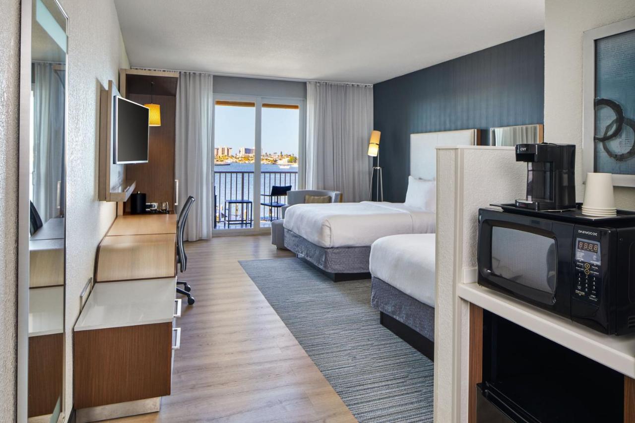 Queen Room with Two Queen Beds and Balcony at Courtyard St. Petersburg Clearwater/Madeira Beach
