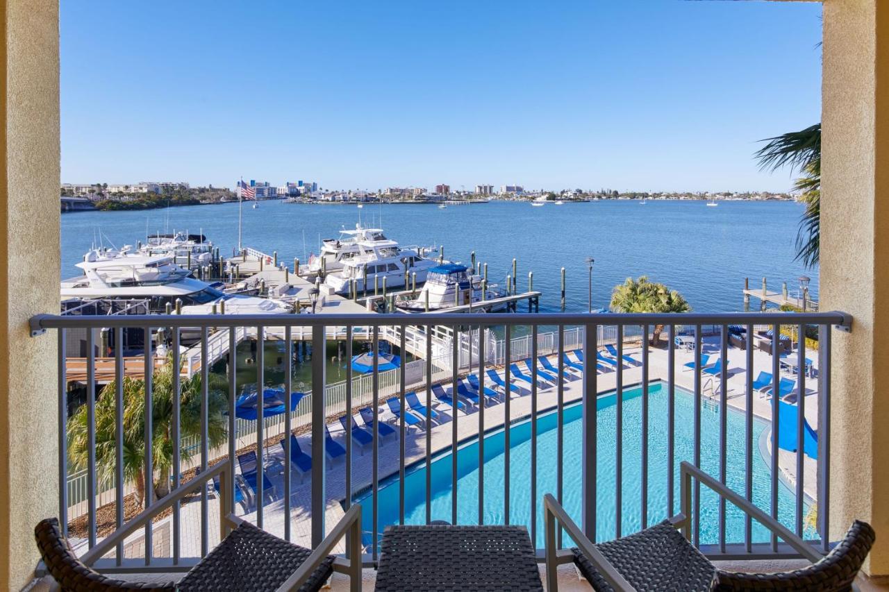 King Room with Sofa Bed and Balcony at Courtyard St. Petersburg Clearwater/Madeira Beach