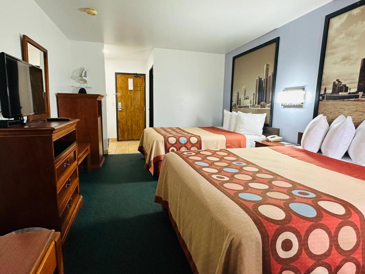 Queen Room with Two Queen Beds - Non-Smoking at Super 8 by Wyndham Imlay City