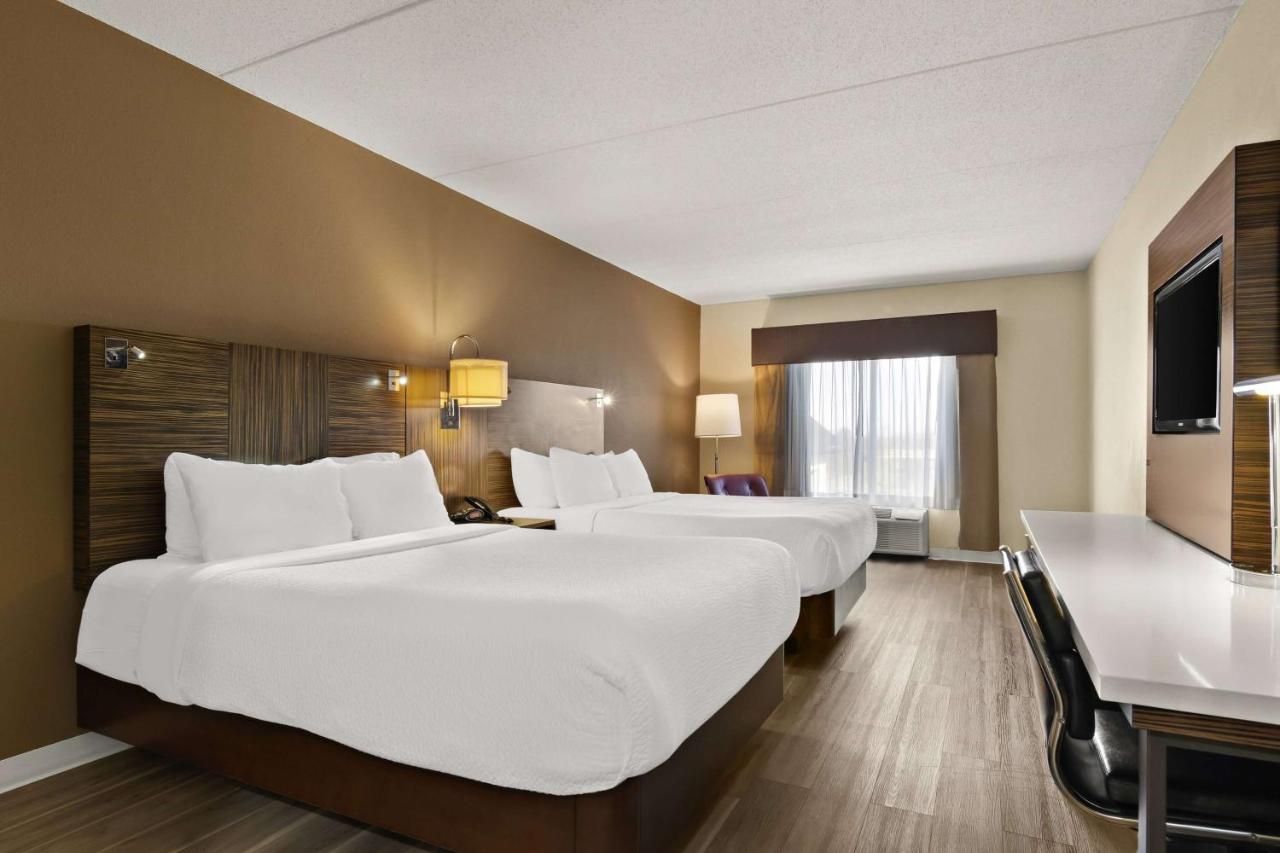 Queen Room with Two Queen Beds - Non-Smoking at Ramada by Wyndham Harrisburg/Hershey Area