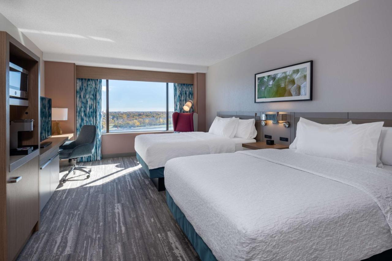 Queen Room with Two Queen Beds and River View at Hilton Garden Inn Toledo Downtown