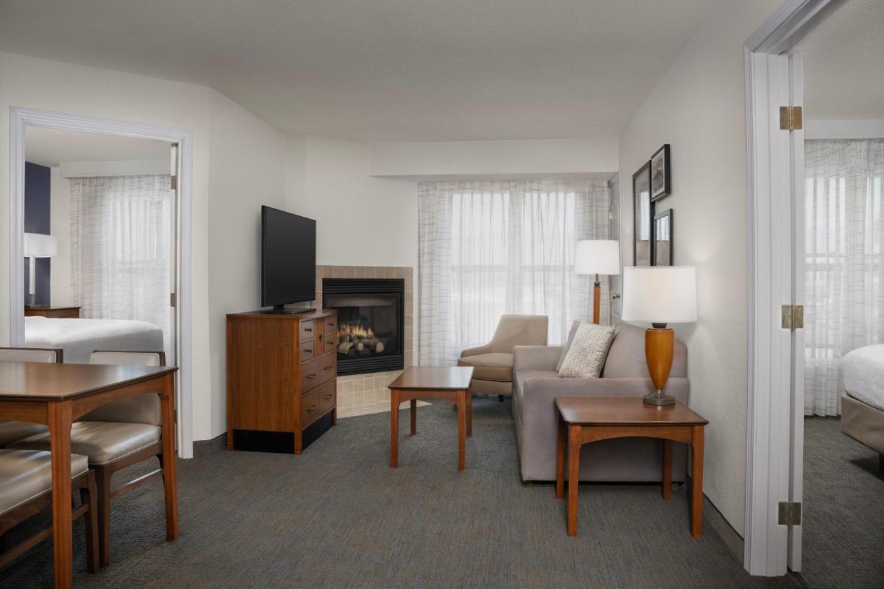 Two-Bedroom Queen Suite with Sofa Bed with Fireplace at Residence Inn by Marriott San Bernardino