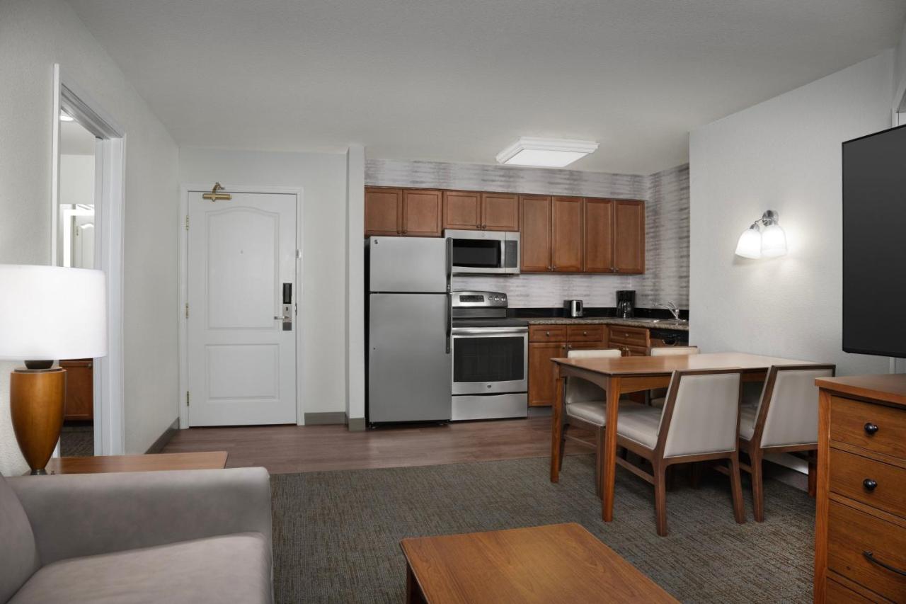 Two-Bedroom Queen Suite with Sofa Bed with Fireplace at Residence Inn by Marriott San Bernardino