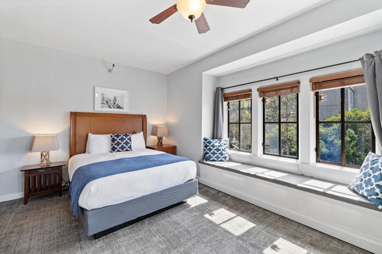 Premium Double Room - Two Queen Beds, Private Bathroom at College Inn Hotel