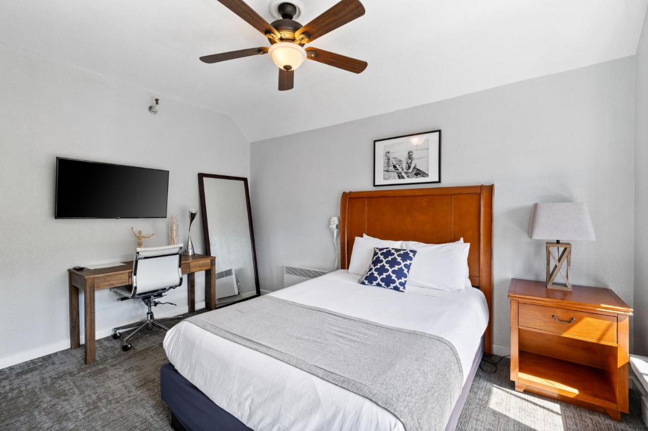 Premium Room - One Queen Bed, Private Bathroom at College Inn Hotel