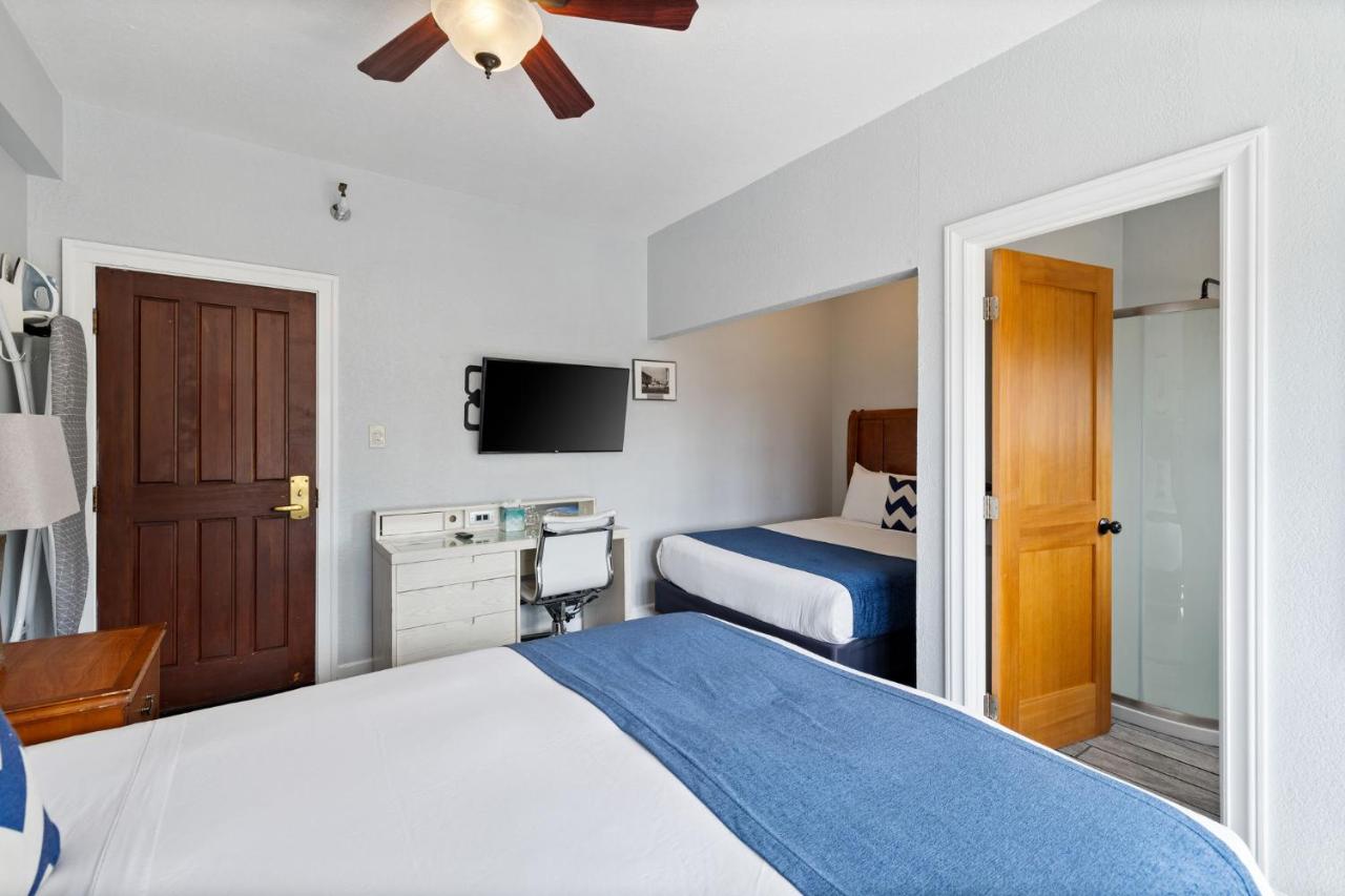 Premium Double Room - Two Queen Beds, Private Bathroom at College Inn Hotel