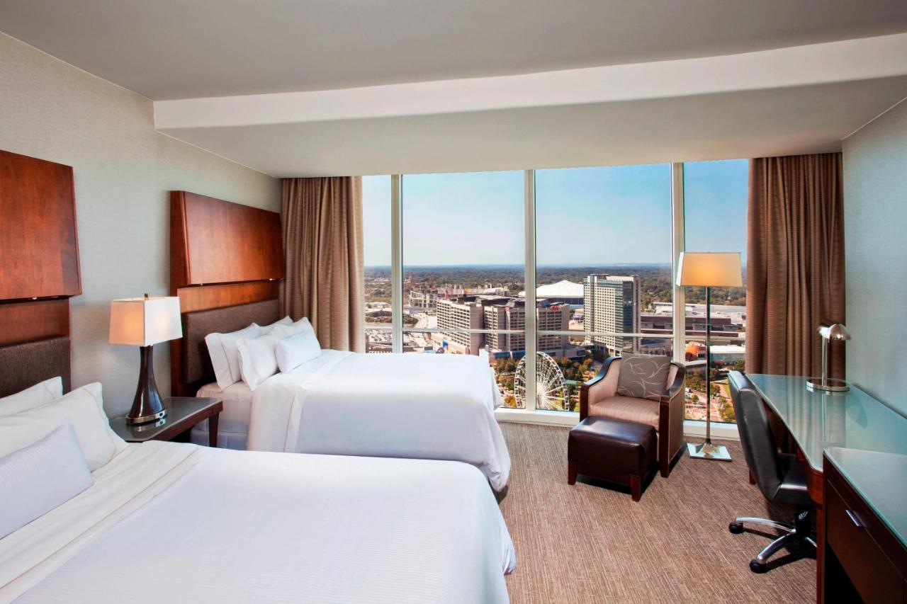 Guest room, 2 Queen, Limited view, Mid floor at The Westin Peachtree Plaza, Atlanta