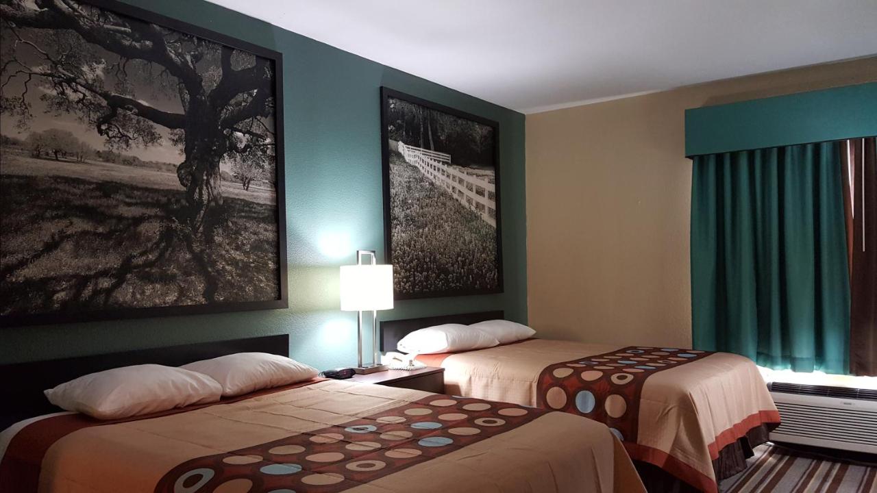 Queen Room with Two Queen Beds and Sofa Bed - Non-Smoking at Super 8 by Wyndham Port Arthur/Nederland Area