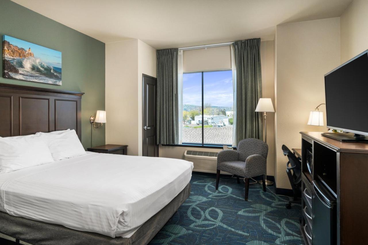 Single Queen Bed No Deck Land View at Park Point Marina Inn