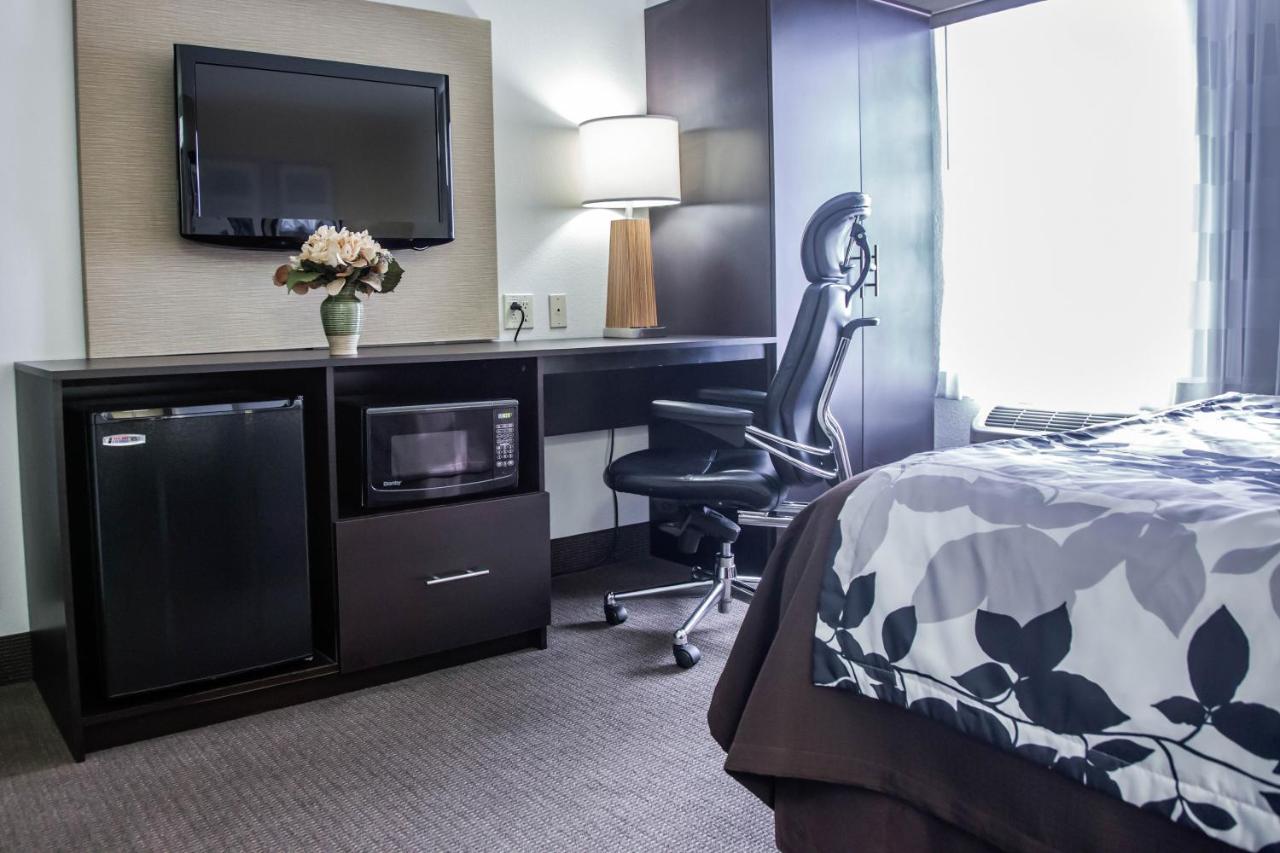 Queen Room at Sleep Inn Tinley Park I-80 near Amphitheatre-Convention Center
