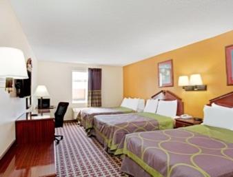 Superior Double Room with Three Double Beds - Non-Smoking at Super 8 by Wyndham Forrest City AR
