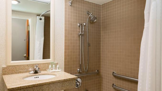 King Room - Hearing Accessible - Roll-in Shower/Non-Smoking at Holiday Inn Chicago Nw Crystal Lk Conv Ctr, an IHG Hotel